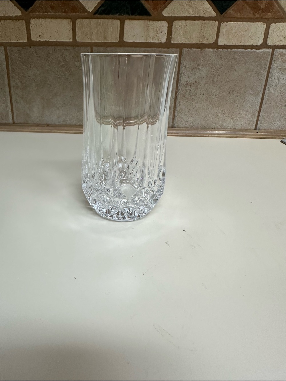 Cristal D’Arques Longchamp Cut Crystal Highball Glass - Clear